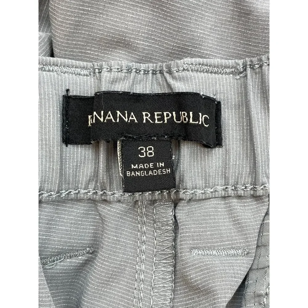 Banana Republic Shorts Mens‎ 38 Gray Cotton Performance Stretch Golf 9
